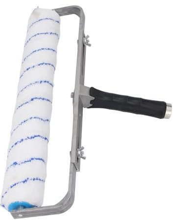 18 Inch Painting Roller, Fast Coverage Compatible with All Paints, Ergonomic Handle Aluminum Frame Wall Paint Roller Brush Kit