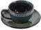 1 Juego Juego De Taza y Plato De Ceramica Taza De Café Con Leche Taza De Té y Plato Taza De Café De Porcelana Con Platillo Tazas y Platillos De Te Antiguos Cerámica Verde Oscuro