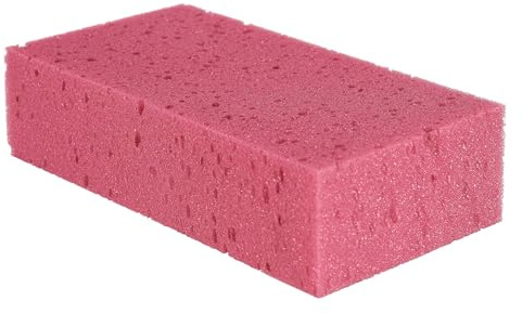 Imperial Riding Schwamm IRH, weicher Pflegeschwamm aus PU-Schaum, vielseitig einsetzbar zum Waschen und Reinigen von Pferden, Neon Pink