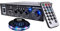 Ltc audio Amplificateur 100w HiFi karaoké Noir MFA-1200-BK + Effet OVNI UFO LED