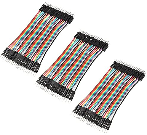 Aihasd 120P 10cm Male-Male Jumper Wire Cable Jumper for Arduino