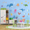 DecalMile Unter dem Meer Wandtattoo Bunt Meerestiere Delphin Fisch Wandsticker Entfernbarer Wandaufkleber Babyzimmer Wohnzimmer Schlafzimmer Kinderzimmer Wanddekoration