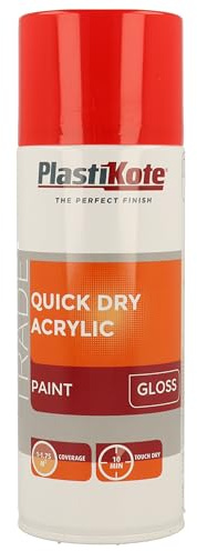 PlastiKote 071014 Trade Quick Drying RAL 3020 Gloss 400 ml