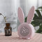 FBGood Réveil lumière - Réveil Mignon de Lapin Lampe de Chevet Night Light Lampe Horloge Électronique de Bande Dessinée Créatrice Menée Numérique Snooze (Rose)