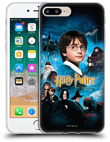 Head Case Designs Offizielle Harry Potter Poster 2 Sorcerer's Stone II Gel Handyhülle Hülle [Militärischer Schutzgrad] Kompatibel mit Apple iPhone 7 Plus/iPhone 8 Plus