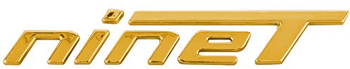 RACEFOXX Gel Aufkleber Schriftzug Gold, Sticker, Logo, Logosticker, für BMW R9T, r Nine T