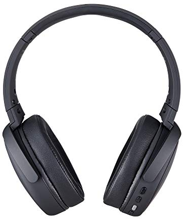 Boompods Headpods ANC Noise Cancelling Kopfhörer - Kabellose Over-Ear Bluetooth Kopfhörer mit Mikrofon, 12 Std-Akkulaufzeit und Pillowfoam Ohrpolster, Faltbares Design mit Reiseetui, Schwarz