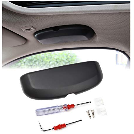 YEEPIN Brillenhalter Auto Brillenetui Auto Zubehör Aufbewahrungsbox Organizer für BM-W All Series Auto Brillenetui 3er 5er 7er Xer X1X3X4X5