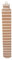 Sänger Wärmflasche mit Strickbezug Erdstreifen, Naturgummi, Wärmflasche, 2,5 Liter, Beige, Striped