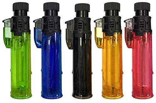 amara-global 3 x Elektronik Turbo Mini Bunsenbrenner Sturmfeuerzeug Jet Flame Gas Brenner X5