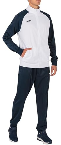 Joma Tuta Sportivo Uomo, 8XS a 3XL - Giacca con Collo Alto, Chiusura con Cerniera e Tasche - Pantaloni con Vita Elastica, Laccio e Fondo a Costine - Academy IV