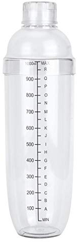 Cocktail Shaker, Messflasche Tea Drink Mixer Cocktail Shaker Milk Teekanne für Bar, Party, Zuhause, 350/530/700/1000 ml(1000ml)