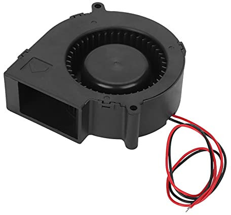 Kuuleyn Ventilatore per Barbecue 12V 2.85A, Ventilatore centrifugo a Doppia Sfera Ventilatore a Grande Volume d'Aria per Campeggio da Picnic