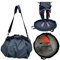 FIT 4 ME Deep Blue Wetsuit changing mat bag GREY VELCRO wrap handles, padded shoulder strap, Drawstring, pocket, Durable waterproof. Ideal for Water Sports Surfing Wild Swimming SUP Kayaking Triathlon