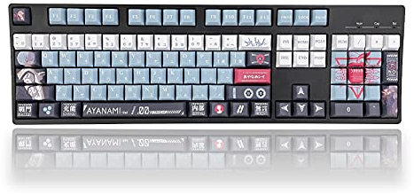 2Duck EVA 00 PBT Keycaps Evangelion 108 Keys Set Cherry Profile Dye Sub Japanese Anime Keycap For Cherry MX Switch Mechanical Gaming Keyboard