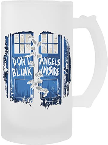 Hopestly Angels Inside Transparent Becher Bier Herren Damen Mug Beer