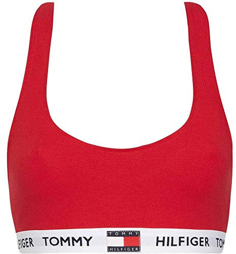 Tommy Hilfiger Unlined Bralette Andere BHs Damen, Rot (Tango Red), XL