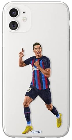 MYCASEFC Coque Football Barça Wiko Y60 en Silicone. Housse de Football pour Smartphone Imprimée en France en TPU