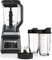 Ninja - Bender BN751 Professional Plus DUO, 1400 watts de pic, 3 programmes Auto-IQ pour smoothies, boissons surgelées et extractions de nutriments, 72 oz Cruche de broyage total et (2)