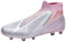 Scarpe da calcio da uomo per ragazzi giovani High Top senza lacci Tacchetti per interni ed esterni Allenatore Professionale di allenamento atletico Concorso di calcio Scarpe da calcio, rosa, 41 1/3 EU