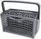 Psytfei Dishwasher Basket Dishwasher Silverware Basket Replacement Utensil Cutlery Holder Knives Forks Storage Rack 23.1x13.1x13.4cm