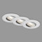 BRILONER - 3er Set LED Einbaustrahler 230V, LED Strahler Badezimmer IP65, Deckenstrahler stufenlos dimmbar, Spots, Deckenspots, Badezimmerlampe, Chrom-Matt, 90x42 mm (DxH)