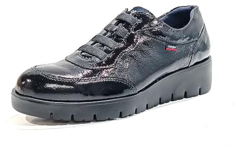 Callaghan Scarpa Casual in vernice con zeppa e sistema di adattamento sulla suola - 89897, Nero , 39 EU