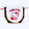 Silver Buffalo Hello kitty bowl with chopsticks 16 oz, White