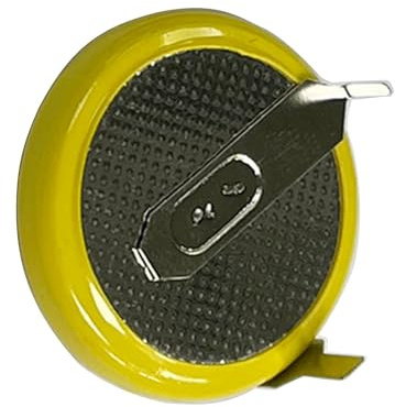 CASNO Batterie rechargeable de remplacement LIR2032 45 mAh 3,6 V au lithium pour montre, pile bouton 45 mAh