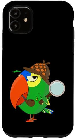 Amazon-Papageien-Detektiv Hülle für iPhone 11