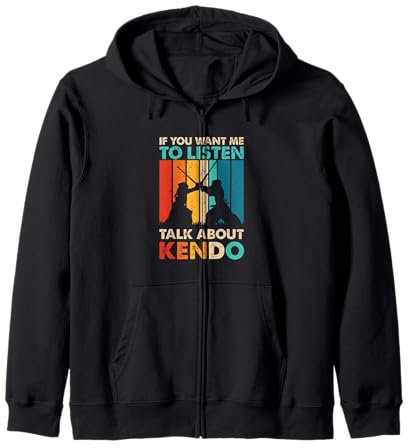 Funny Kendo - If you want me to listen ... Talk about Kendo Kapuzenjacke