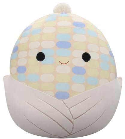 Squishmallows SQCR06529 - Louise der Bunte Mais 40 cm, offizielles Kelly Toys Plüsch, superweiches Kuscheltier