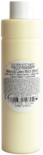 Eulenspiegel 407059 - Latte di lattice per make-up, 250 ml, per la rappresentazione di irritazioni o ferite della pelle, effetti speciali