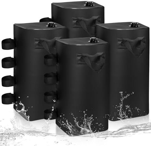 Gewichte für Pavillon 4er Set, Pavillon Beschwerer mit Wasser Befüllbar, Reusable