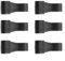 Set di 6 ganci a scatto in PVC per barche, kayak e teloni, clip robuste per fissaggio a baldacchino e copertura