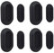 4 Pcs Support Magnétique pour Télécommande, Support Telecommande Mural, No Drilling Required Supports de Montage Télécommande Mural Organisateur pour Télévision, Ventilateur, Climatisation