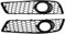 2 Piezas de Rejilla de luz antiniebla Delantera Compatible with Audi A3 8P (2009-2013) 8P0807682D y 8P0807681D.(Black Ring Standard)