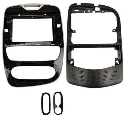 pour R&enault pour Clio 4 2012 2013 2014 2015 2016 2017 2018 2019 Kit D'installation Façade D'autoradio 2 DIN 9/10,1 Pouces Autoradio Cache Radio(10 inch Frame 17-19)