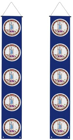 Veranda-Flagge von Virginia, Banner für Thanksgiving, Indoor-Banner für Haustür, für alle Feiern