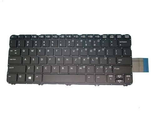LUNOZST Laptop-Teile Tastatur Für HP für Elite X2 1012 G1 9Z.NBMBV.30U NSK-CT3BV .. 301 6037B0118001 Vereinigten Staaten US/Großbritannien UK(United States US)