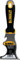 DEWALT DXTT-2-200 Outil de peintre 9 en 1 à poignée souple - Grattoirs droit et incurvé, jaugeur, nettoie-rouleaux, ouvre-boîte, décapsuleur, extracteur de clous, tournevis, marteau | Acier au carbone