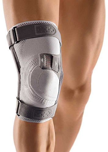 Bort Asymmetric® Plus Kniebandage Knie Gelenk Stütze Bandage Kniegelenkbandage, Rechts, M Plus