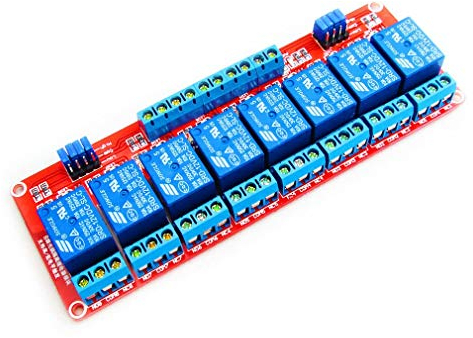 Hailege 12V 8-Kanal-Relaismodul mit OPTO-isoliertem 8-Wege-Relais-Schaltmodul mit High- und Low-Level-Trigger