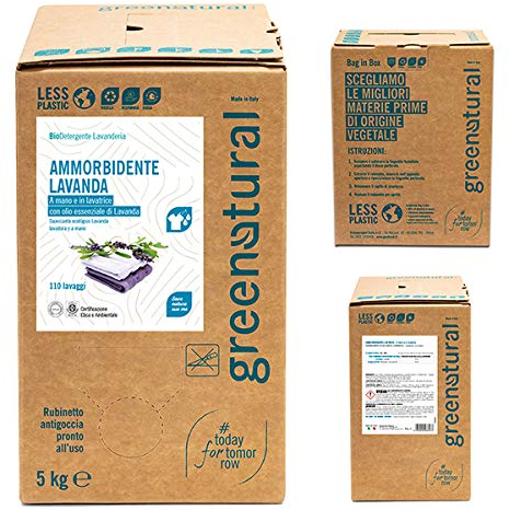 GREENATURAL BAG 5 Kg Eco Ammorbidente LAVANDA - eco
