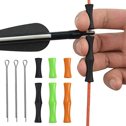 Cyleibe Bogenschießen Fingerschutz, Fingerschutzbogen Finger Guards Jagdbogen Saitenausrüstung Pfeil- und Bogenzubehör Bogenschießen Finger Ausrüstung für Anfänger