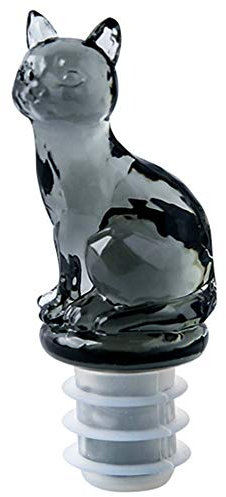 Acrylic Silicone Bottle Stopper Transparent Animal Cat Dog Diamonds Shape Wine Stoppers Home Bar Tool Random Style