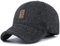VoilaLove Casquette de Baseball pour Homme en Laine et Tweed avec Cache-Oreilles Pliables, a-Noir, M