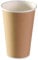 LPF LE PETIT FOURNISSEUR - Lot de 500 Gobelets jetables en Carton Kraft 30-35cl - Recyclable et Biodégradable - Gobelets café, thé, boissons chaudes et froides - Résistant à la chaleur - Couleur Brun