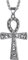 Richsteel Edelstahl Ägyptischer Kreuz Anhänger für Herren Jungen Religiöser Ankh Schutz Amulett mit Geschenkebox für Geburtstag Weihnachten