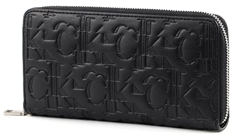 Calvin Klein CKJ Sleek Zip Around Wallet L Black